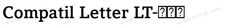 Compatil Letter LT字体转换